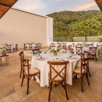 Dinner reception on Sky penthouse terrace at Hyatt Ziva Puerto Vallarta