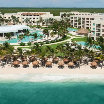 Hyatt Ziva Riviera Cancun Aerial View Oceanside