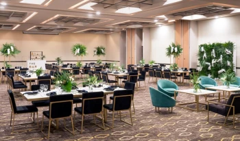 Dinner reception on the ballroom at Hyatt Ziva Riviera Cancun