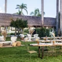 Hyatt Ziva Riviera Cancun Garden venue wedding setup
