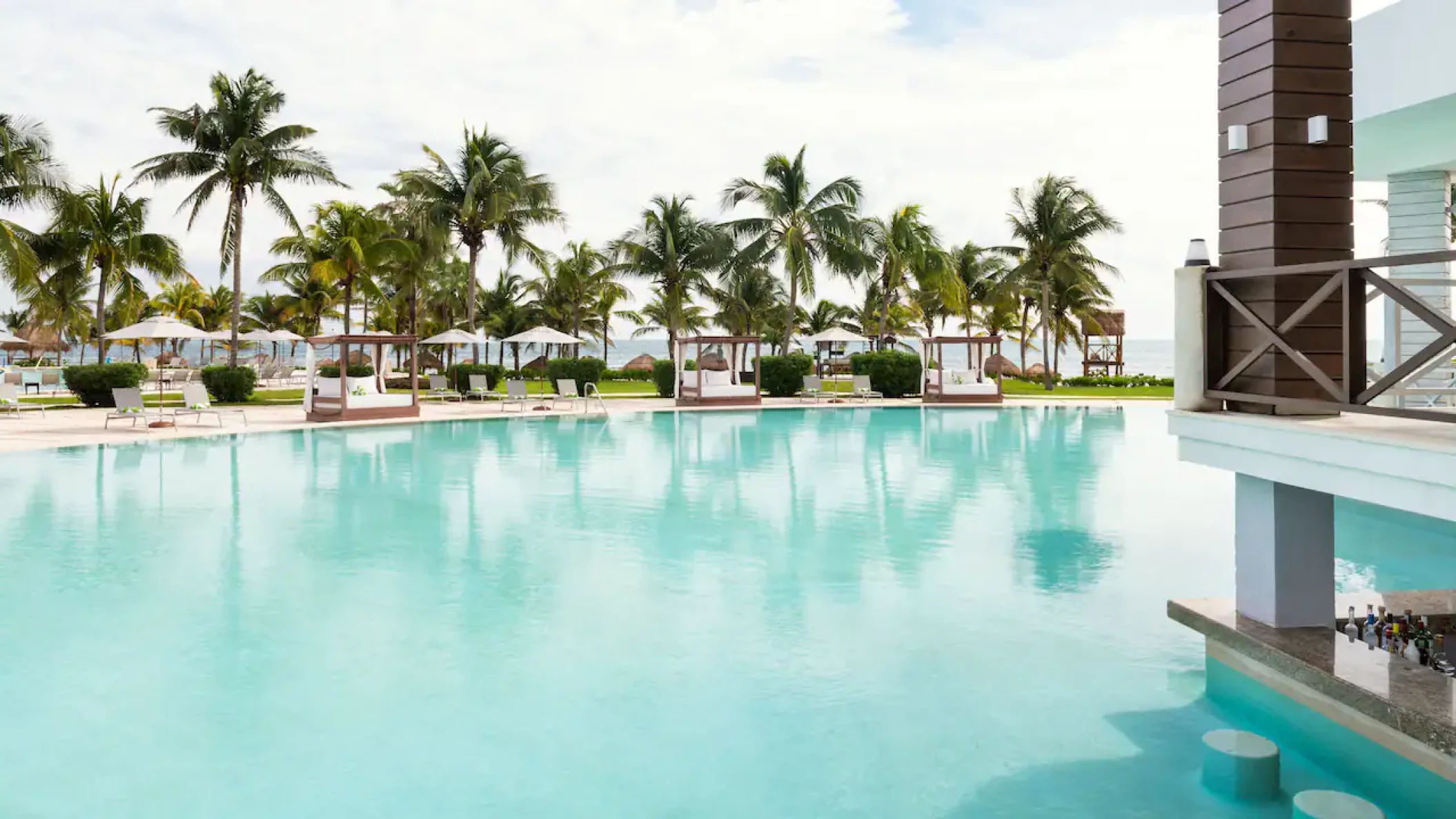 Hyatt Ziva Riviera Cancun Main pool area