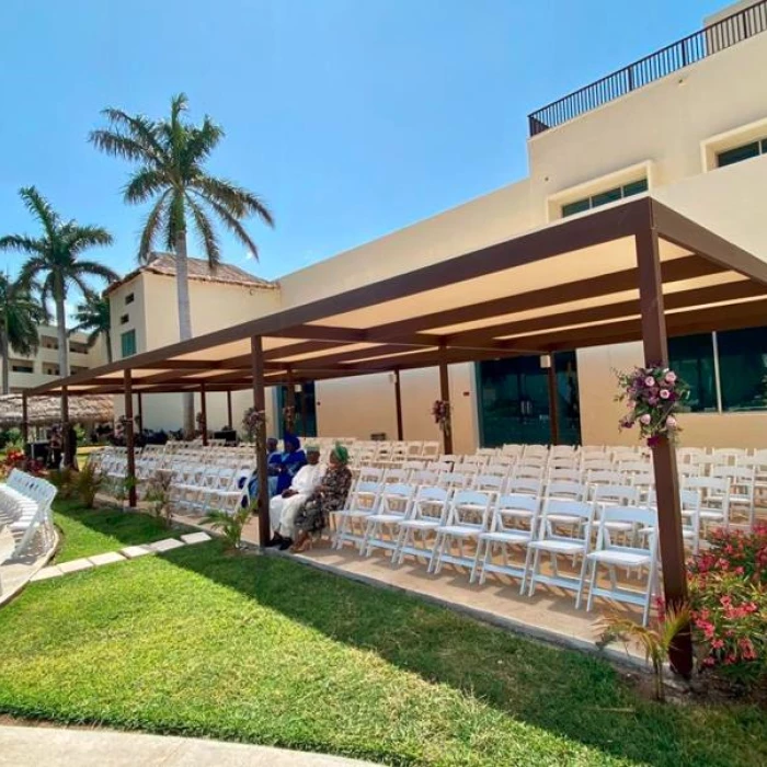 Ceremony on the theater at Hyatt Ziva Riviera Cancun