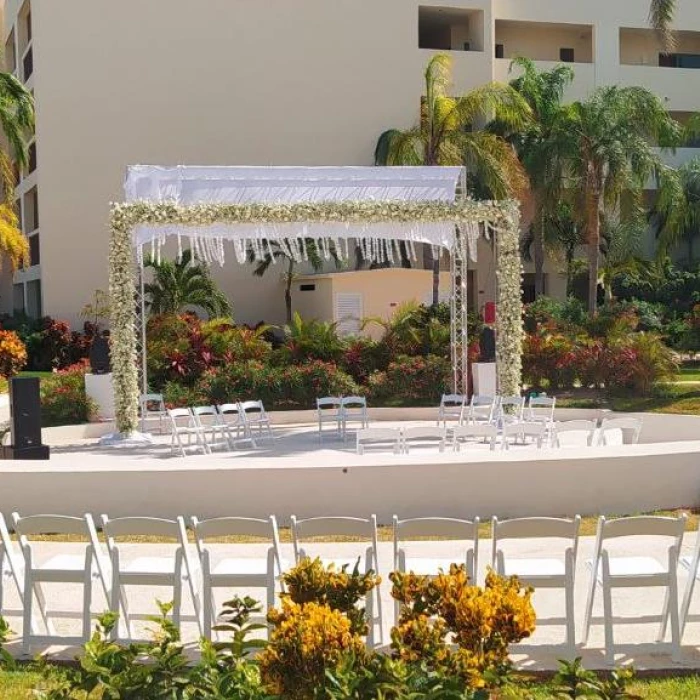 Ceremony on the theater at Hyatt Ziva Riviera Cancun