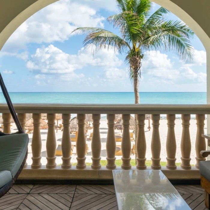 Iberostar Grand Paraiso room balcony overcooking ocean