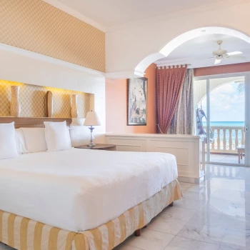 Iberostar Grand Paraiso ocean view suite with king bed