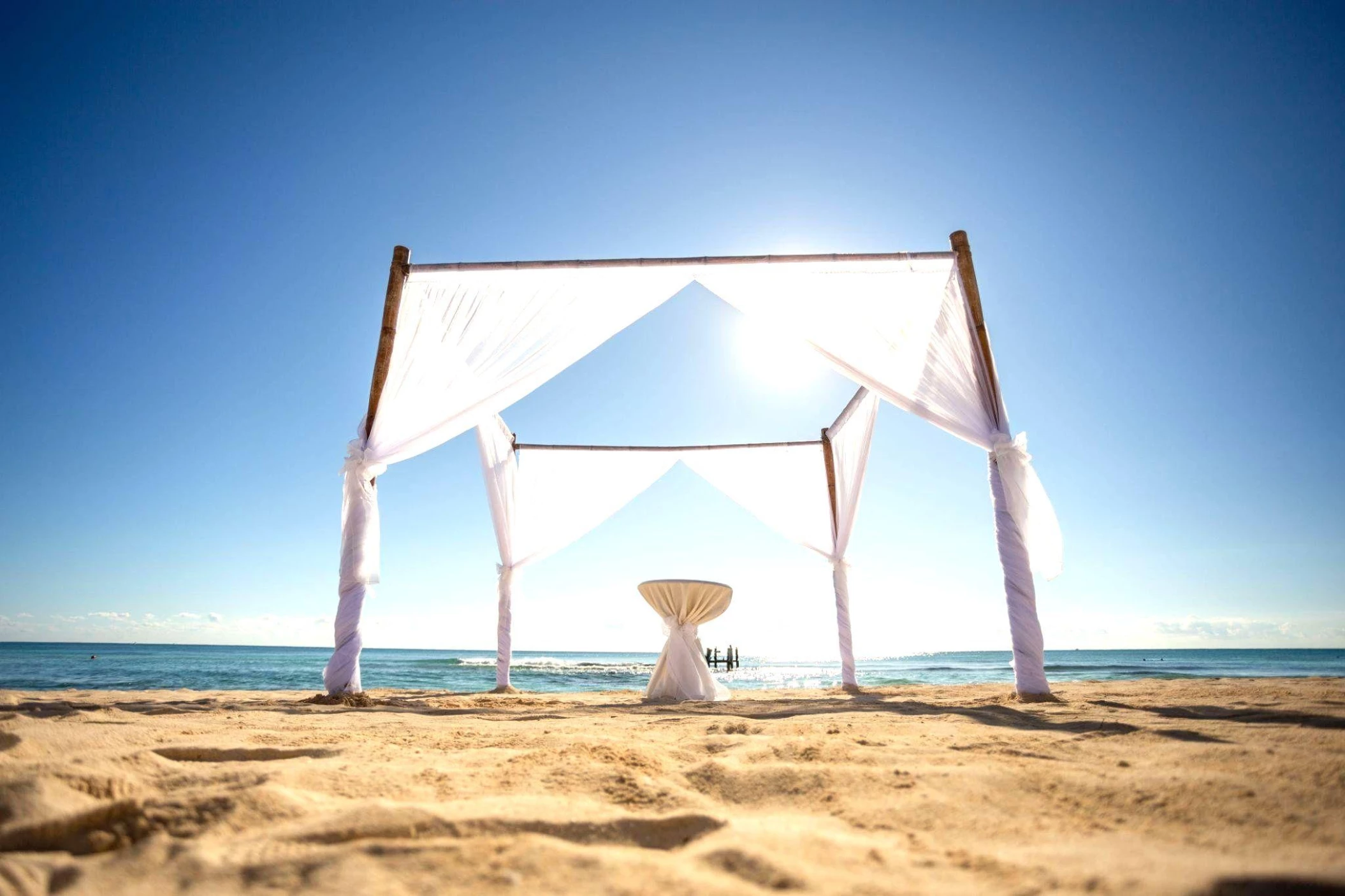 Iberostar Paraiso beach and Paraiso del Mar Beach venue