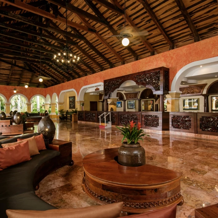 Iberostar Paraiso Beach lobby and reception area