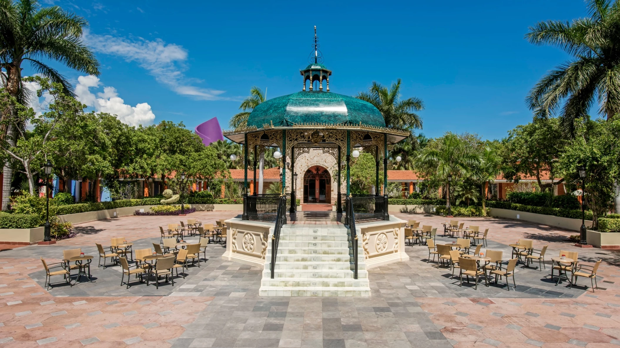 Iberostar Paraiso Beach gazebo wedding venue