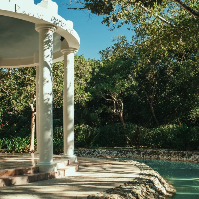 Iberostar Selection Paraiso Maya garden gazebo wedding venue