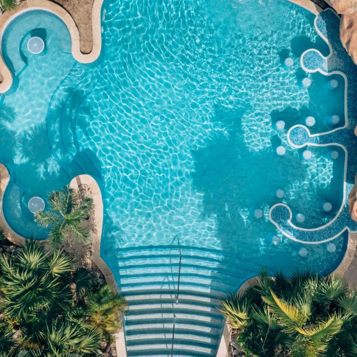 Iberostar Quetzal pool aerial view