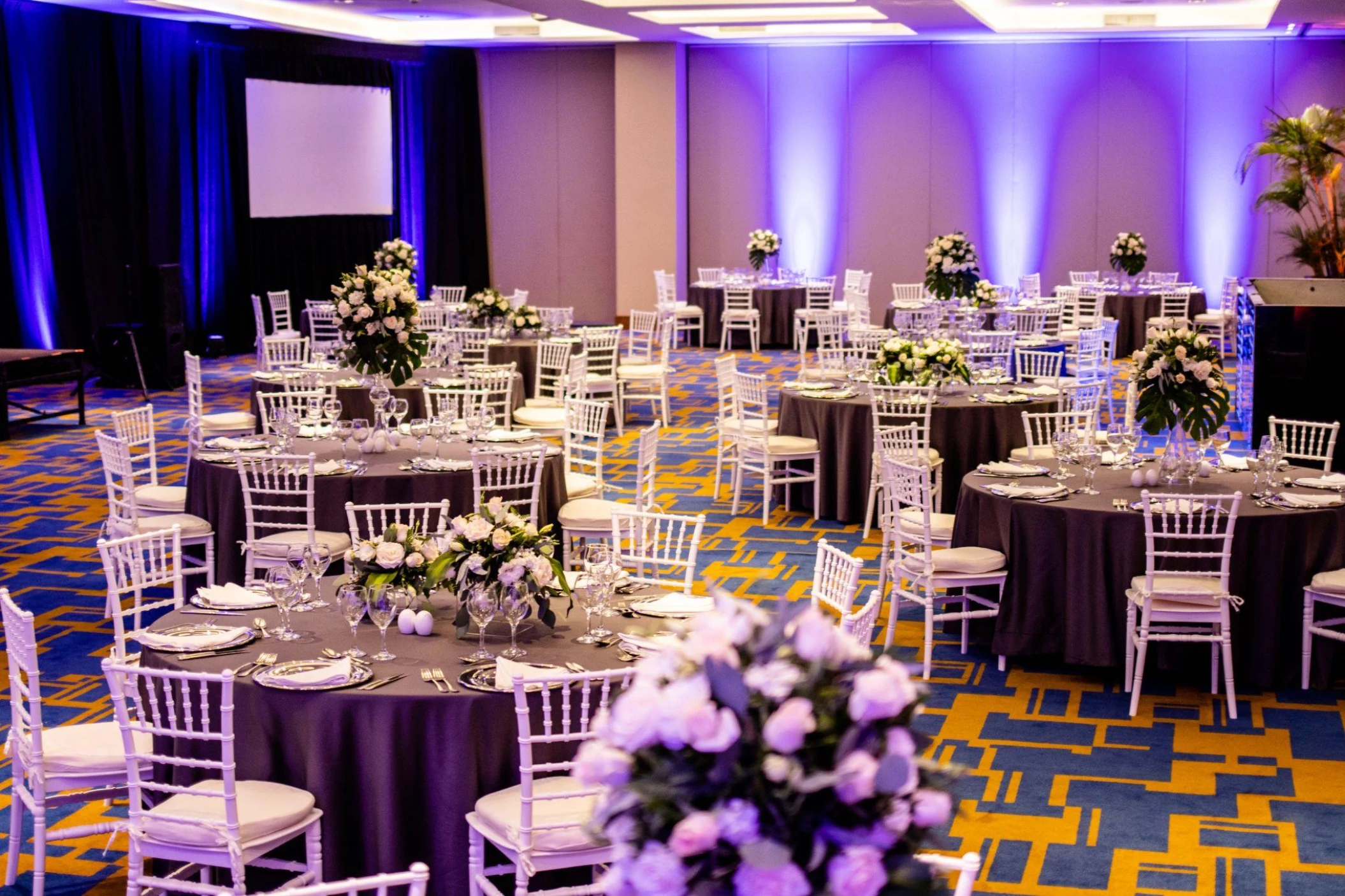 Dinner reception decor on the convention center at Iberostar selection playa mita