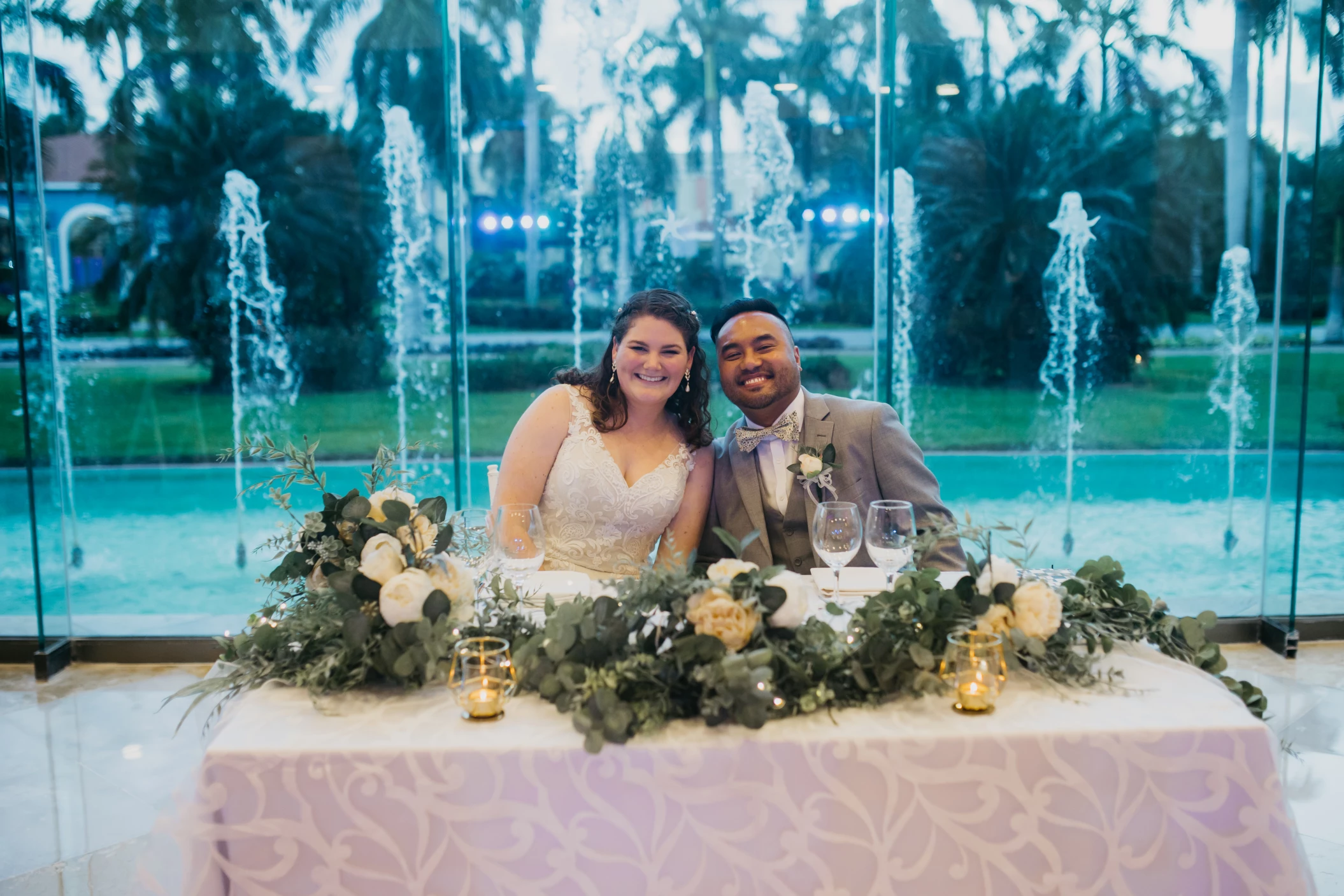 Couple on the conference center at Iberostar Selection Paraiso Lindo