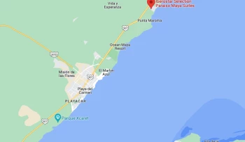 Google maps Iberostar Selection Paraiso Maya Suites