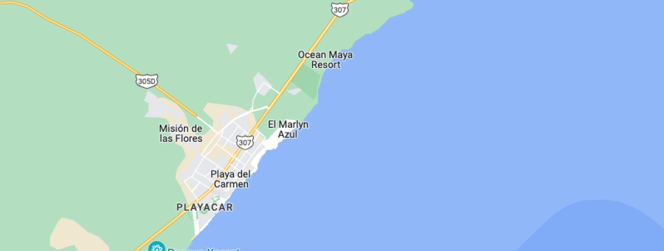 Google maps Iberostar Selection Paraiso Maya Suites