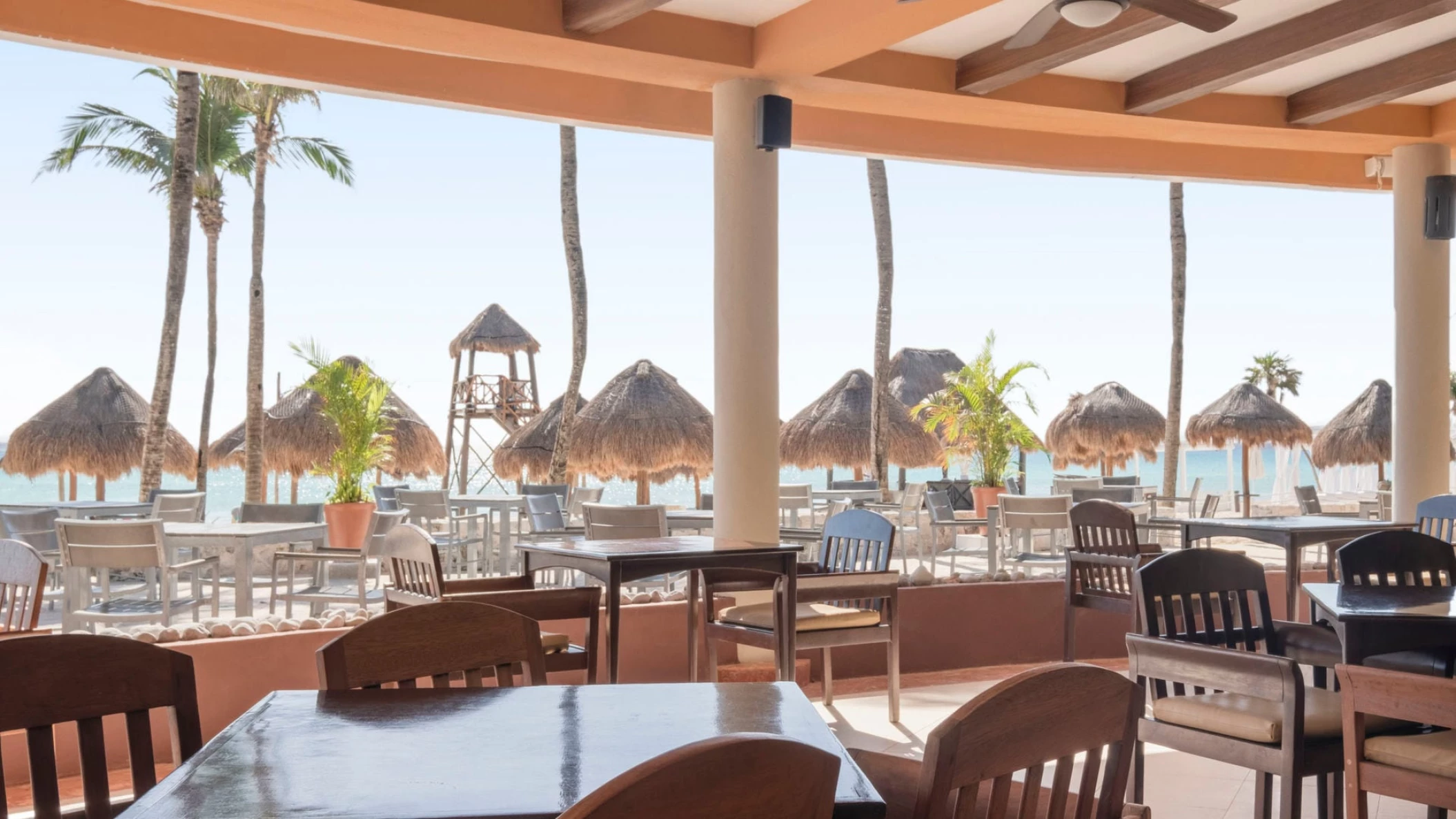 Iberostar Tucan beachfront restaurant