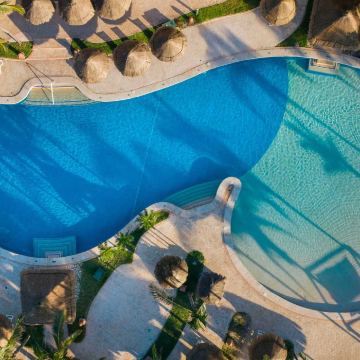 Iberostar Tucan pool aerial view