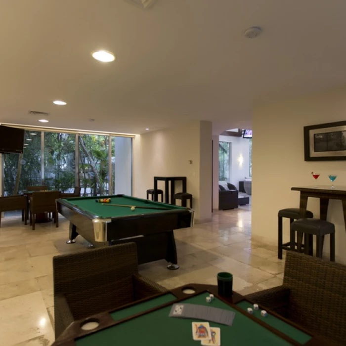 Billard room at Kore Tulum Retreat and Spa Resort