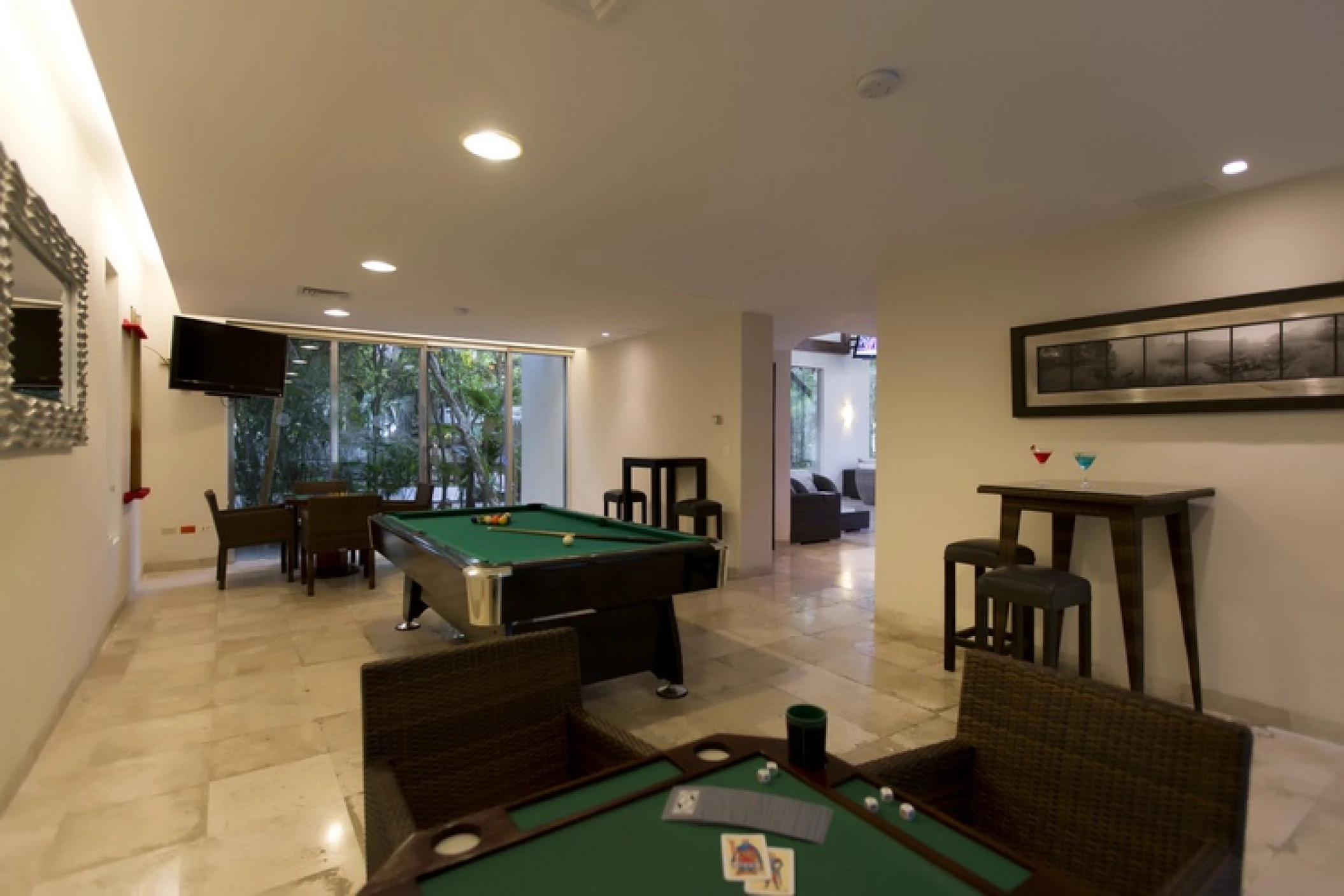 Billard room at Kore Tulum Retreat and Spa Resort