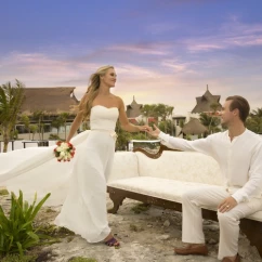 Married couple at Kore Tulum Retreat and Spa Resort