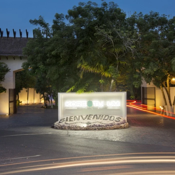 Entrance at Kore Tulum Retreat and Spa Resort