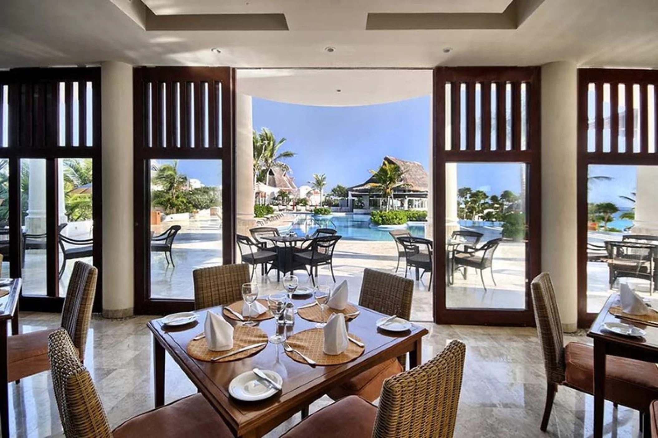 Nirvana restaurant at Kore Tulum Retreat and Spa Resort