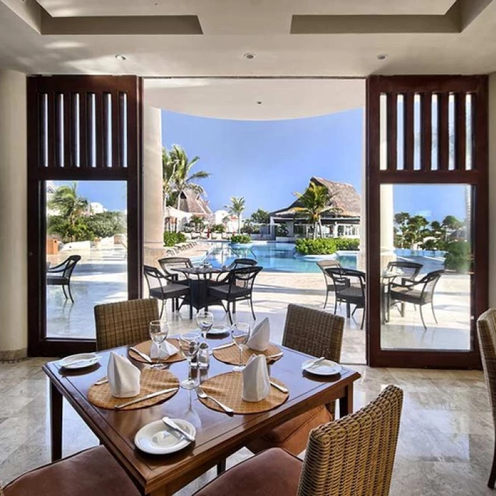 Nirvana restaurant at Kore Tulum Retreat and Spa Resort