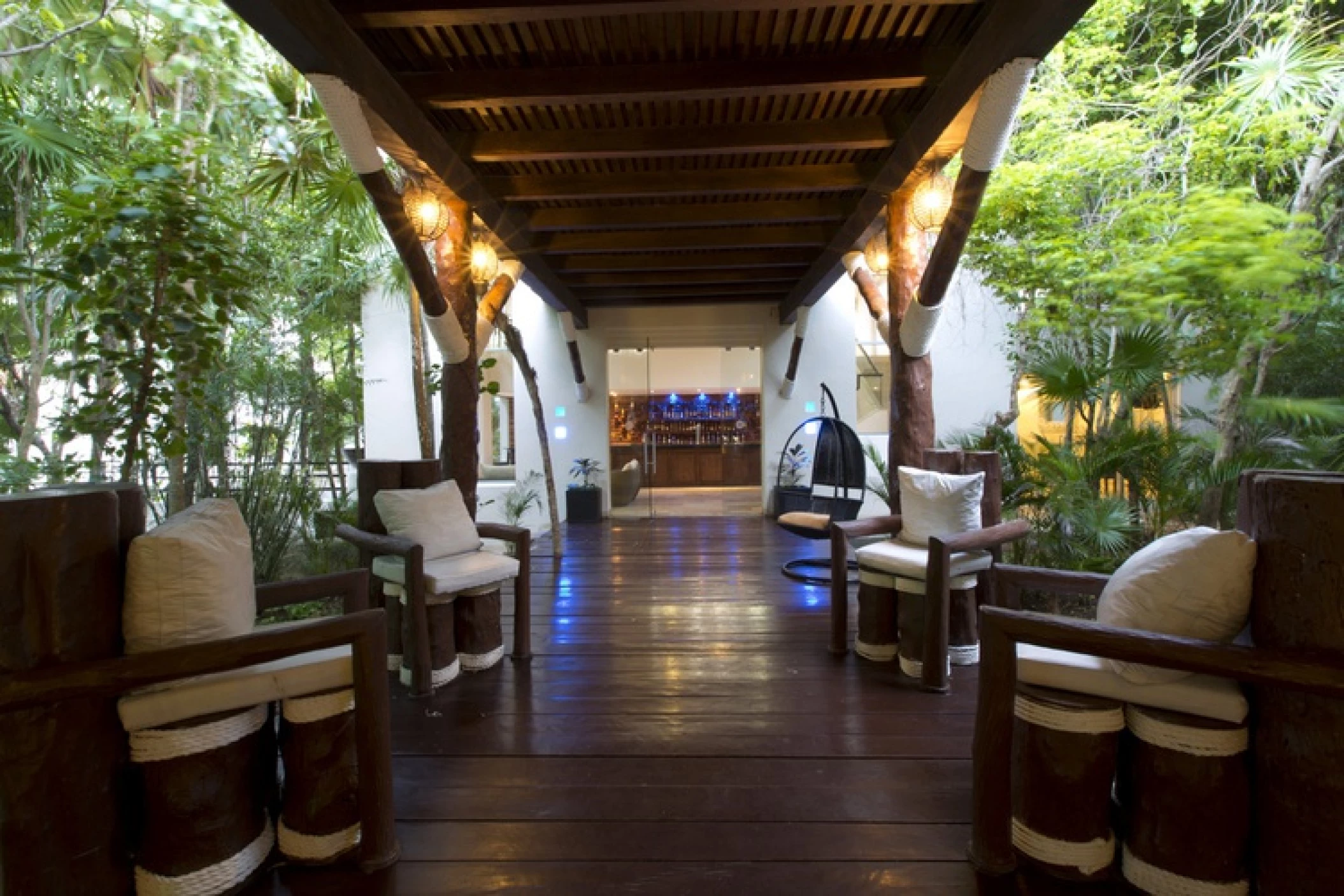 Corridor kore at Kore Tulum Retreat and Spa Resort