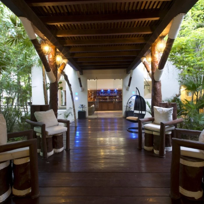 Corridor kore at Kore Tulum Retreat and Spa Resort