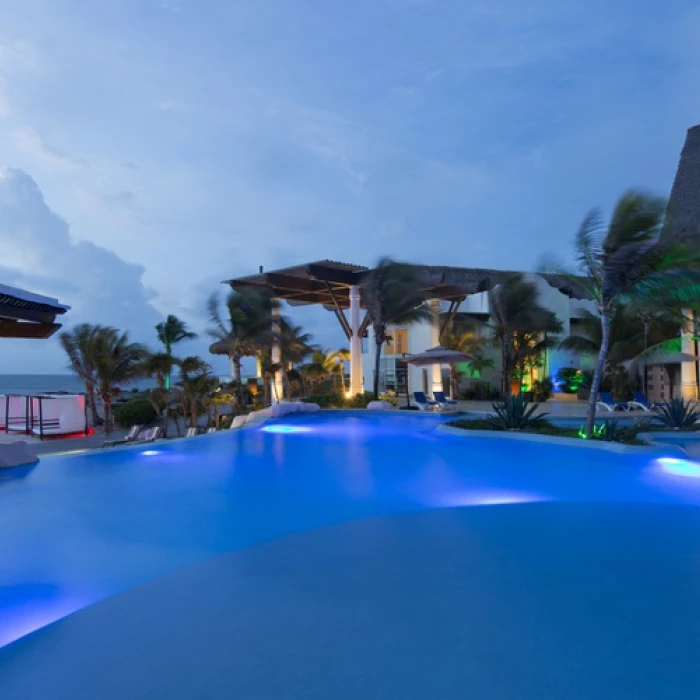 Pool area at Kore Tulum Retreat and Spa Resort