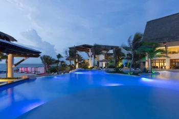 Pool area at Kore Tulum Retreat and Spa Resort