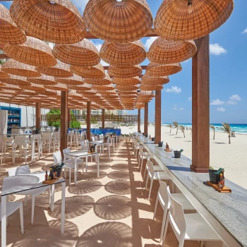 Sea corner restaurant at Live Aqua Beach Resort Cancun