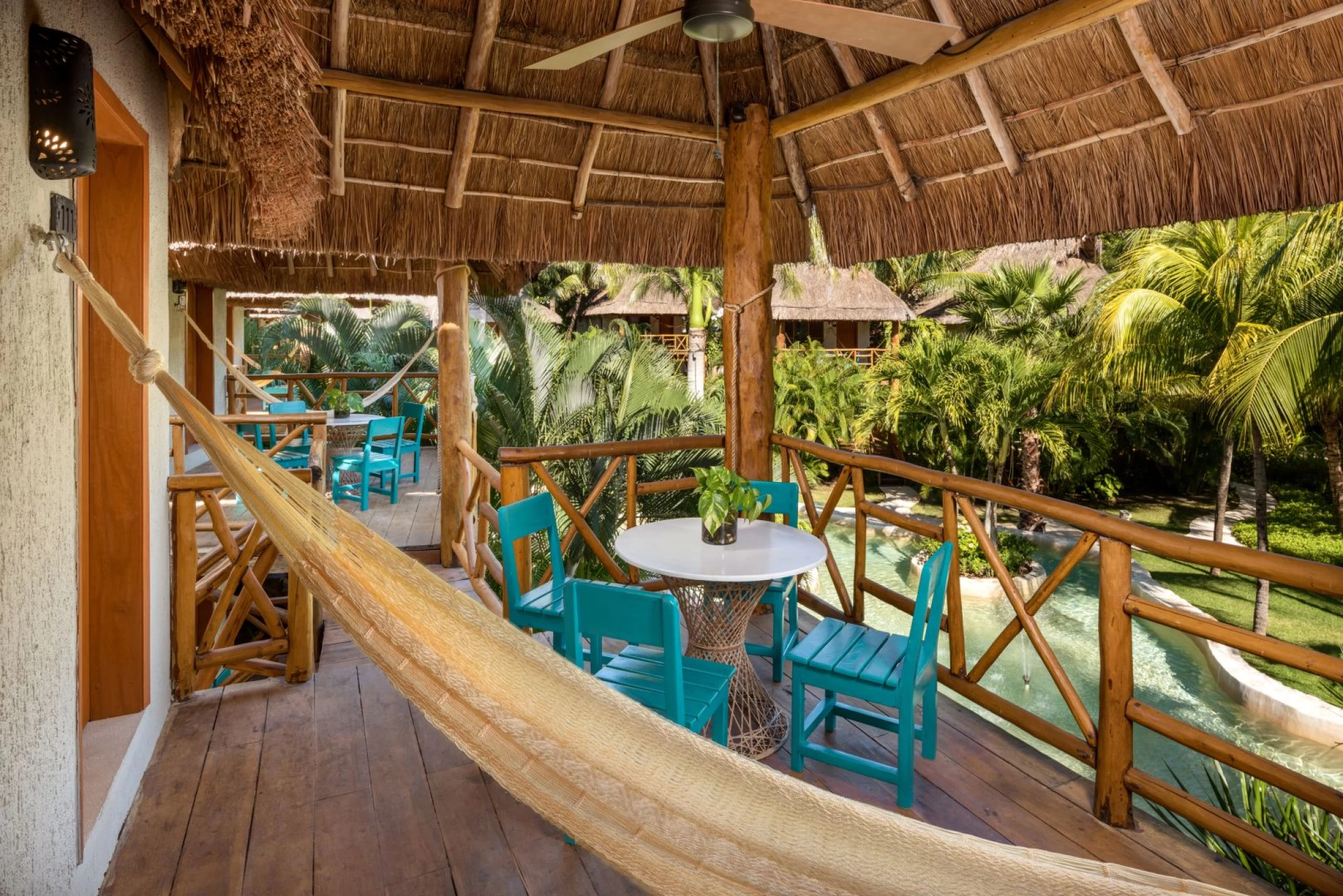 Balcony view at Mahekal Beach Resort