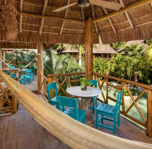 Balcony view at Mahekal Beach Resort