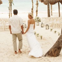Ceremony in the beach at Mahekal Beach resort
