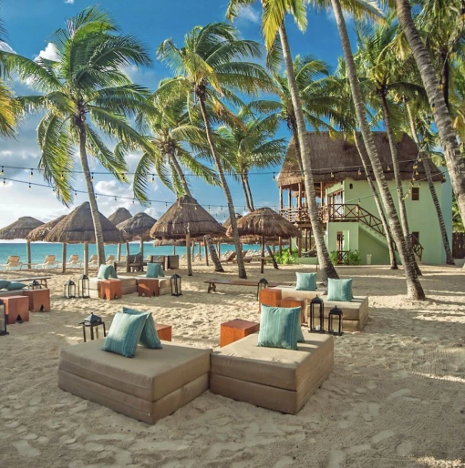 Beach club at Mahekal Beach Resort