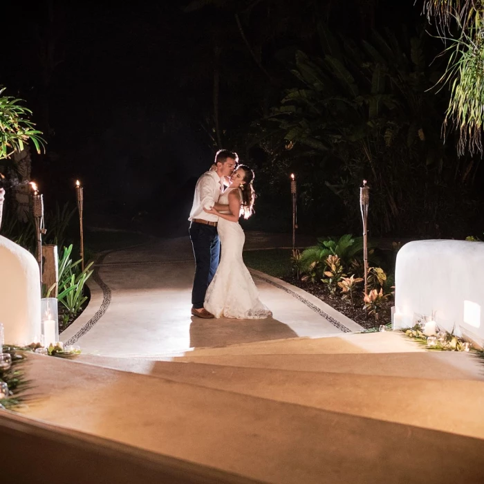 Couple at Mahekal Beach Resort