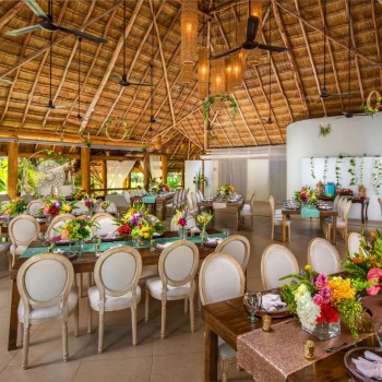 Dinner reception at Mahekal Beach Resort