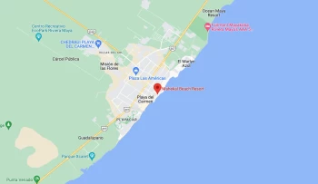Google maps of Mahekal Beach Resort