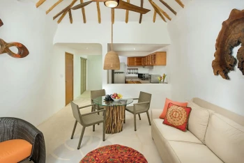 Suite Living room at Mahekal Beach Resort
