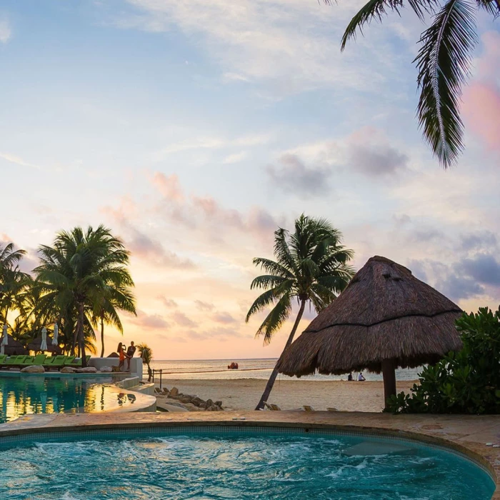 Main pool at Mahekal Beach Resort