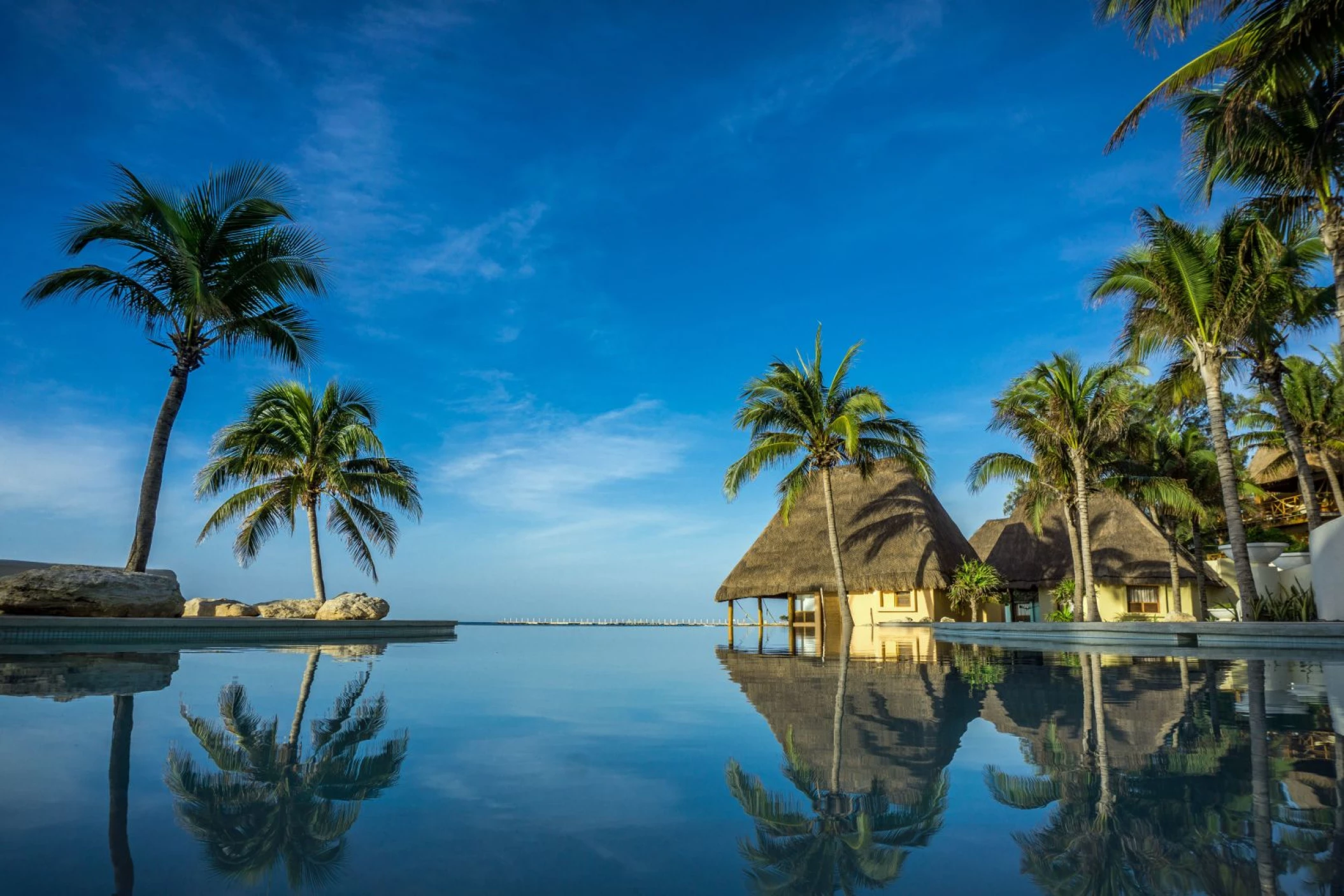 Main pool at Mahekal Beach Resort