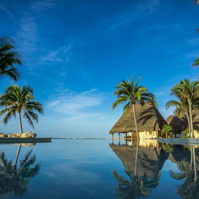 Main pool at Mahekal Beach Resort