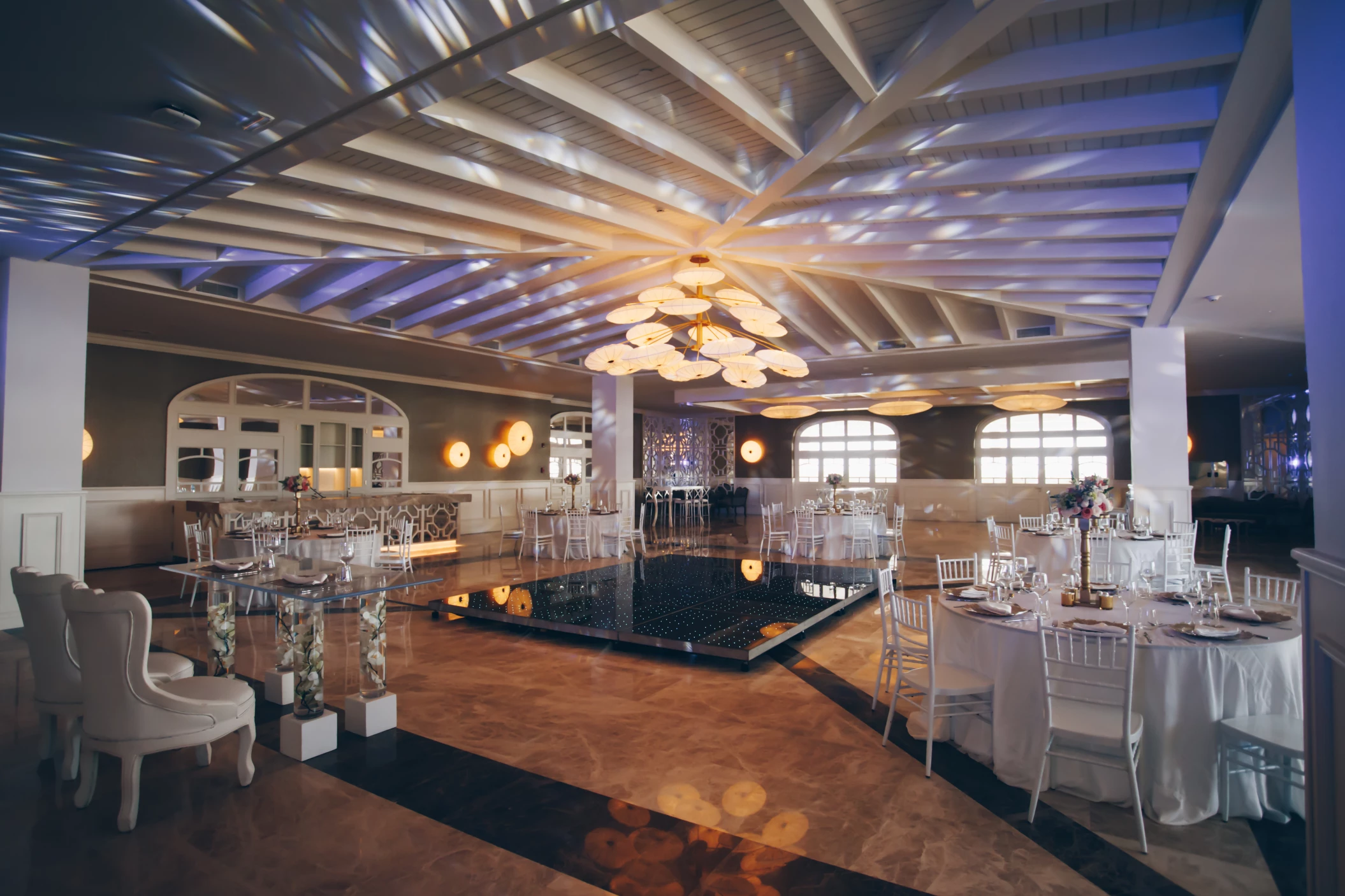 Dinner reception on the ballroom at Majestic Elegance Costa Mujeres