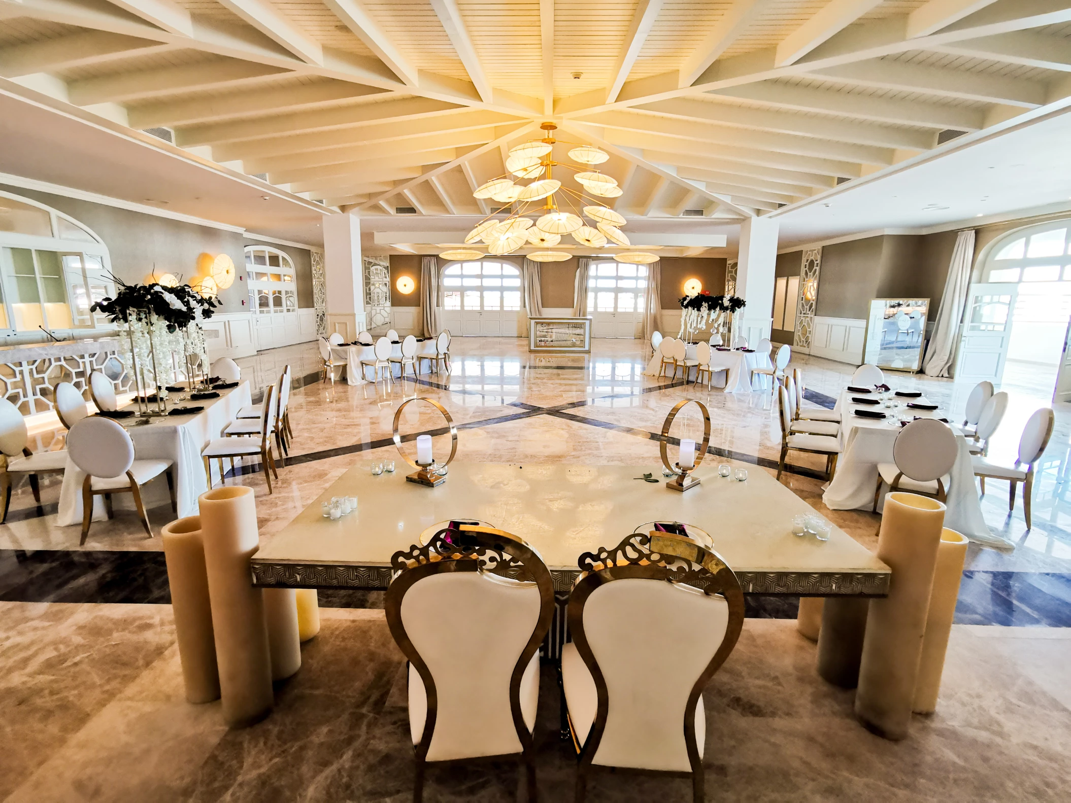 Dinner reception on the ballroom at Majestic Elegance Costa Mujeres