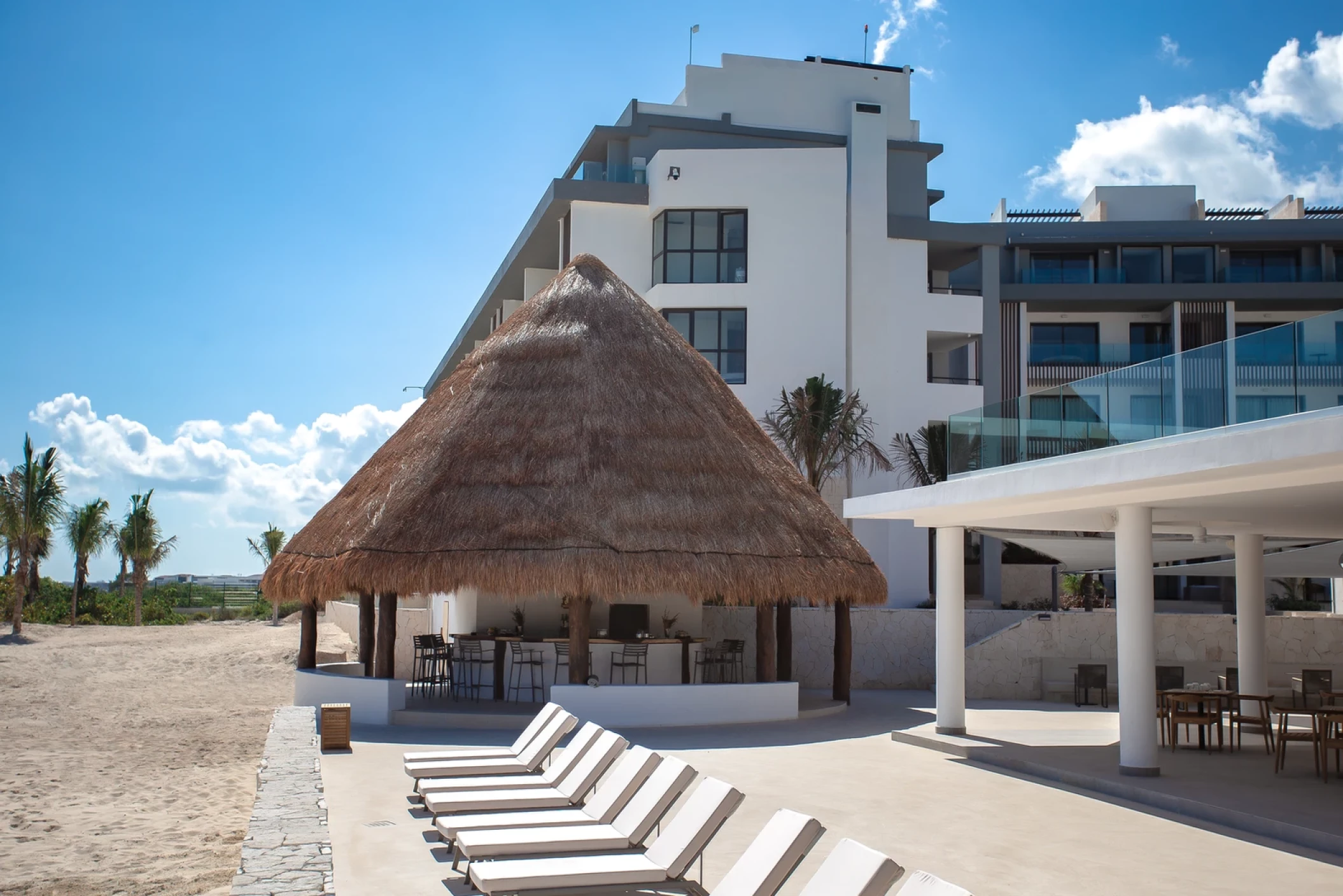 Beach Bar wedding venue at Majestic Costa Mujeres