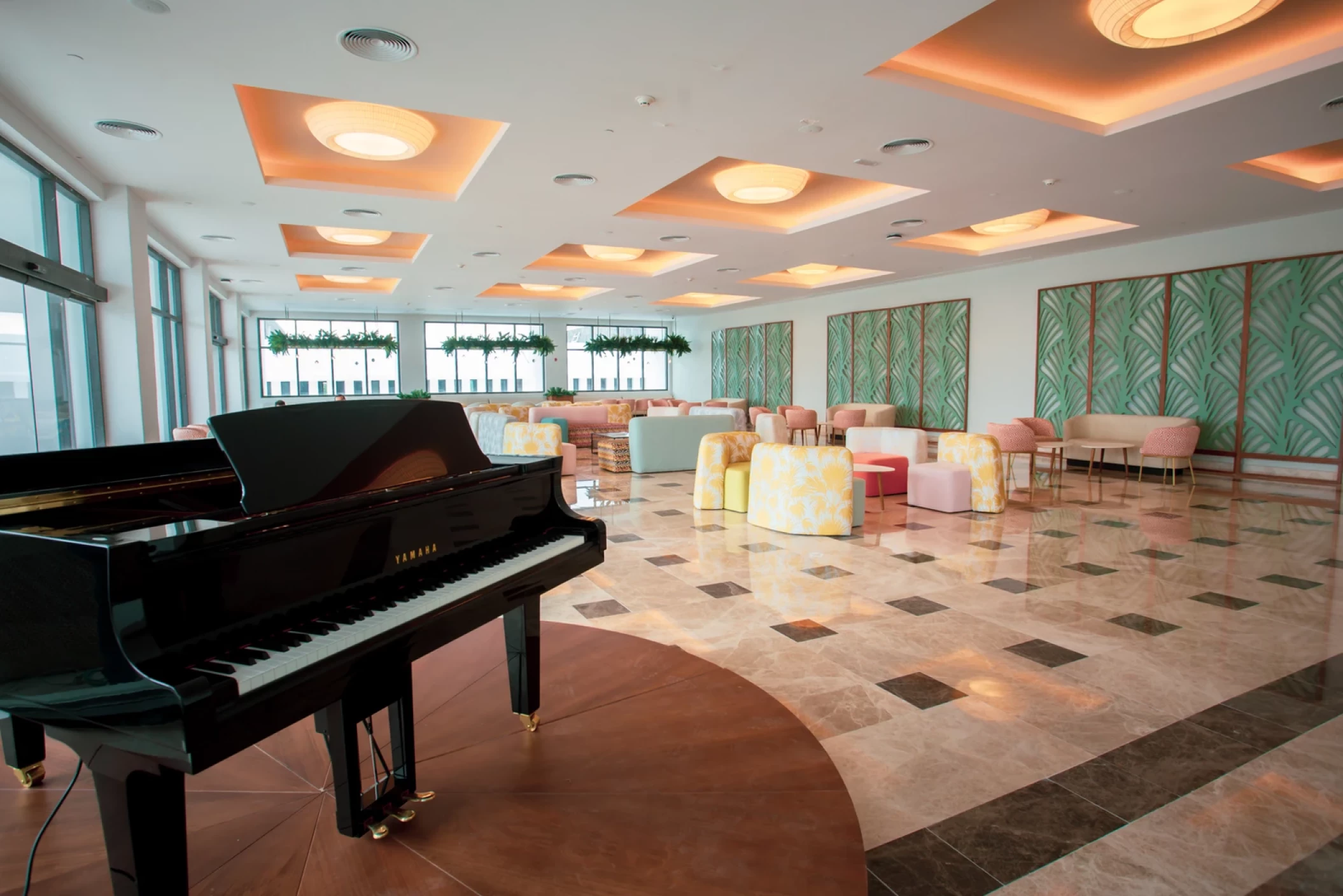 Piano bar wedding venue at Majestic Costa Mujeres