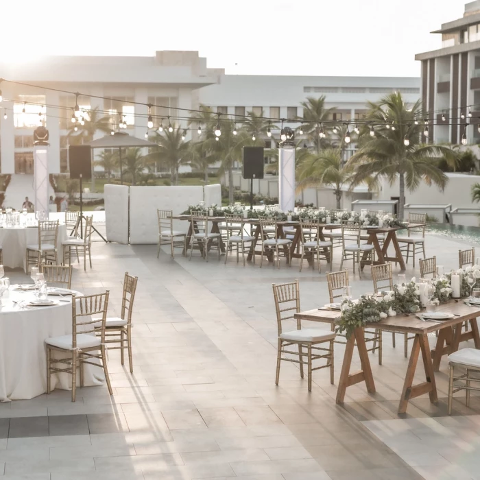 Dinner reception in Sky lounge at Majestic Elegance Costa Mujeres