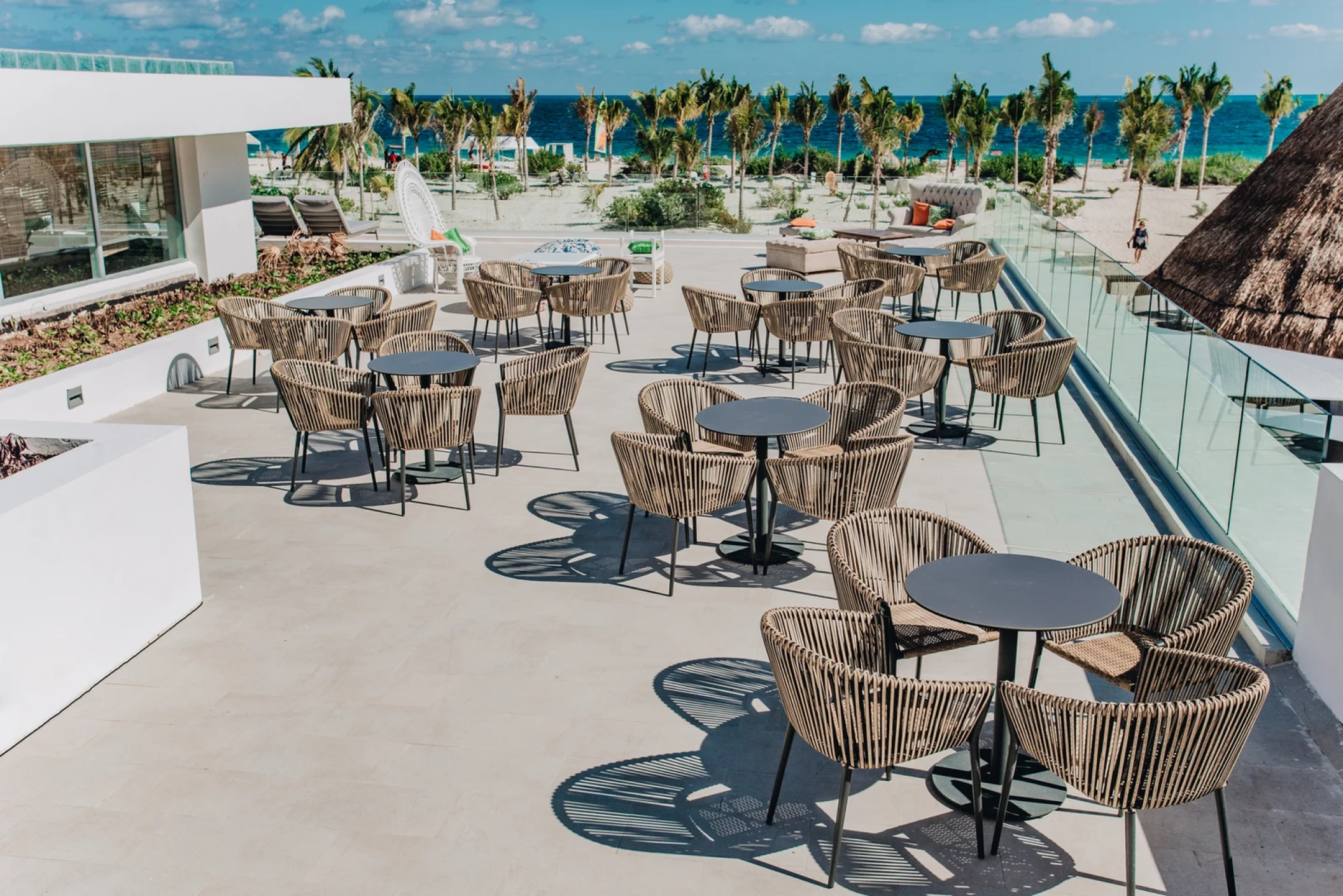 Cocktail party in Sky terrace at Majestic Elegance Costa Mujeres