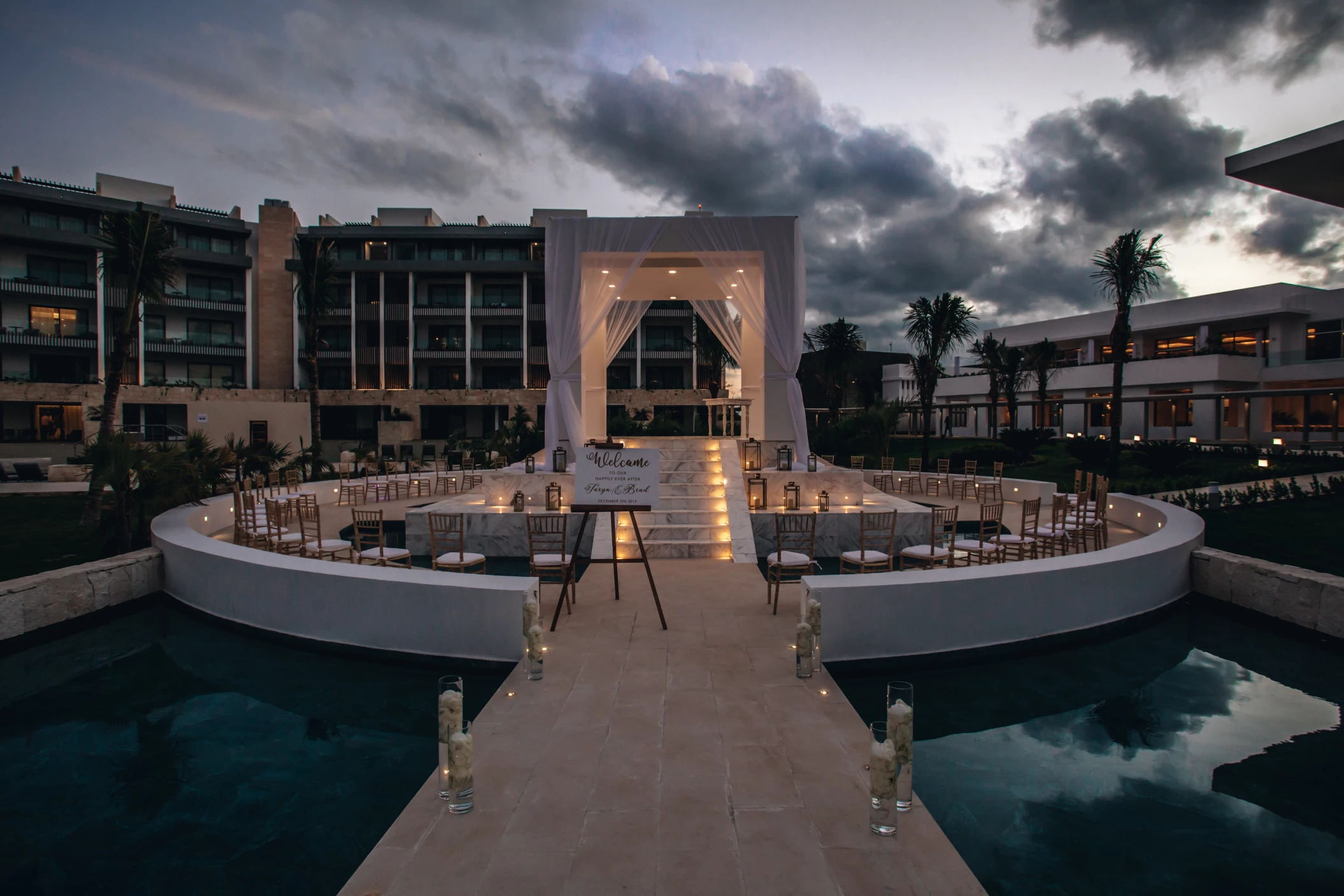 Garden gazebo at Majestic Elegance Costa Mujeres