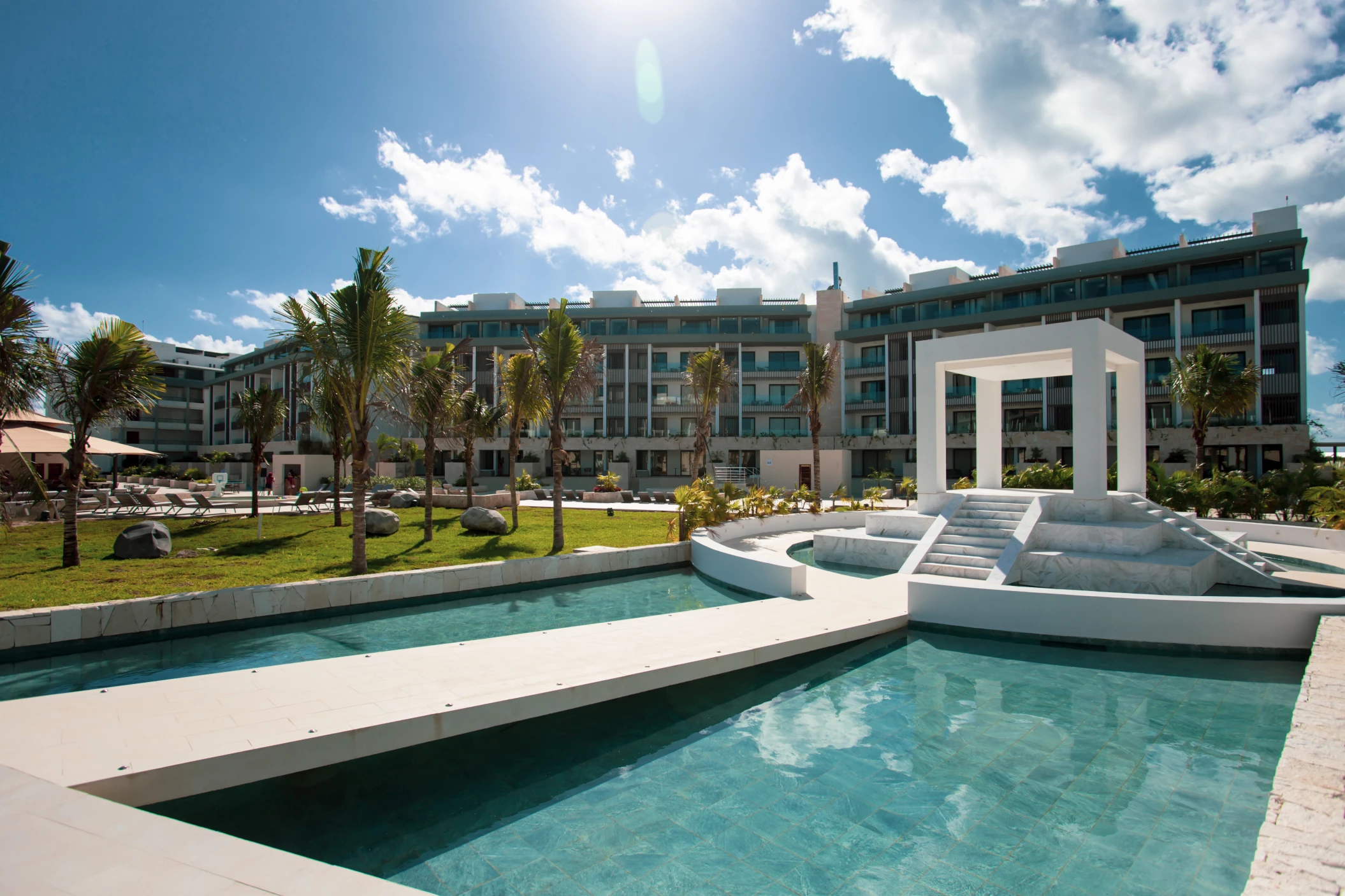 Garden gazebo at Majestic Elegance Costa Mujeres